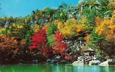 Poughkeepsie NY, Mohonk Lake, Mountain House, Autumn Colors, Vintage Postcard picture