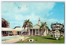 1961 Colonial Court Melbourne's Finest Melbourne Florida FL Posted Postcard picture