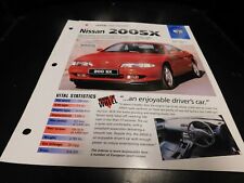 1989+ Nissan 200SX Spec Sheet Brochure Photo Poster  picture