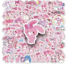 Sanrio Bonbonribbon Rabbit Stickers 50 Pcs Hello Kitty & Friend Kawaii US SELLER picture