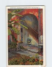 Postcard Courtyard Governor Claiborne Home New Orleans Louisiana USA picture