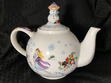 Teapot Alice in Wonderland Rare Cheshire Cat Lid, Full Sz 6 Cup, Paul Car-dew picture