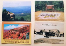 MOUNT MAGAZINE HIGHEST POINT IN ARKANSAS 4 POSTCARD SET - MADE IN USA picture