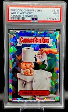 2022 Garbage Pail Kids Chrome Series 5 Willie Wipe Out 171a Atomic PSA 9 picture