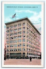 c1930's Rorabaugh Wiley Building Street View Hutchinson Kansas KS Postcard picture