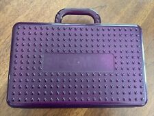 Spacemaker Pencil Box Case, Purple Top, Clear Frosted Bottom, 1990’s Vtg 1 Owner picture