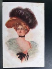 Postcard Art Beautiful Woman Glamour - Howd You Like to be My Beau picture