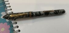 Vintage Fountain Pen Remington Durium Tipped 14 K Nib Green Marble picture