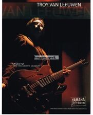 2005 YAMAHA SA503 TVL Electric Guitar TROY VAN LEEUWEN Vintage Ad  picture