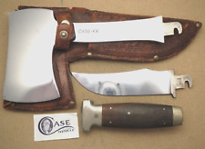 Antique CASE TESTED Pre-1940 #261 Knife-Axe Combo Set with Sheath - Needs Repair picture