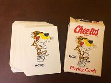 Vintage 1995 Hoyle Cheetos Brand Chester Cheetah Collectible Playing Cards Deck picture