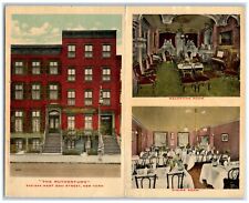 The Rutherfurd Reception Room Dining Room Restaurant Hotel NYC Vintage Postcard picture