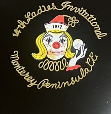 Vintage COUROC Clown Tray 1972 Ladies Invitational Monterey CC 12.5”x9.5” RARE picture