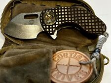 Curtiss Custom Knives Nano Framelock, Flipper, Frag Pattern picture