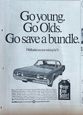 1967 newspaper ad for Oldsmobile -  Go Young. Go Olds. picture