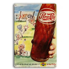 Pepsi-Cola Vintage Novelty Metal Sign 12