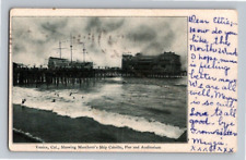 1907. VENICE, CAL. MARCHETTI'S SHIP CABRILLO. POSTCARD. RR16 picture