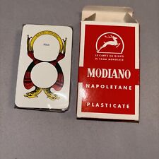 Italian Napoletane  Playing Cards Modiano Excellent New In The Box Sealed picture