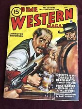 Dime Western Magazine Pulp September 1946 VG  picture