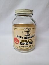 Vintage Orville Redenbachers GOURMET Popping Corn POPCORN Jar Walt Disney 30 Oz picture