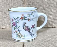 Veritable Porcelaine De France Hand Painted Pheasant On Floral Branch Coffee Mug picture