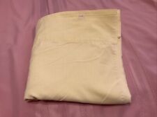 Vintage FULL FLAT yellow solid Tastemaker No-Iron Muslin 50/50 Cotton  Blend picture