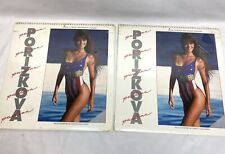 Two Sealed Vintage Paulina Porizkova 1989 16 Month Swimsuit Calendars picture