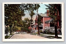 Postcard Officers Residence Fort Thomas Kentucky, Vintage i16 picture