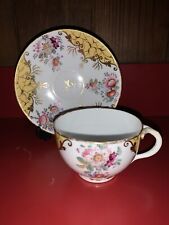 Antique Hand Painted Porcelain Teacup & Saucer Set (Mintons) ? picture