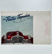 Vintage Original 1942 Pontiac Torpedo DeLuxe Streamliner Automobile Brochure picture