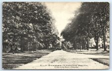Postcard Elm Street looking South, Canaan CT 1914 G105 picture