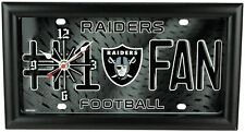 GTEI NFL Las Vegas Raiders #1 Fan Wall/Desk Clock for Home or Office picture