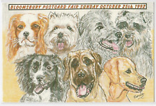 VTG Postcard Dogs Bloomsbury Fair  1992  picture