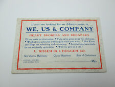 Vintage 1910 We Us and Company Postcard Hear Brokers and Breakers Love Card Sex picture