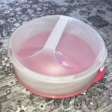 Hot pink Tupperware Collapsible Cake Taker 7550A-2, 3062B-2 picture