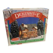Dickensville Collectibles Porcelain Lighted House Brown Sons With Box picture