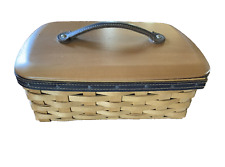 Longaberger Father's Day 2004 Dad's Valet Basket with Lid & 2 Liners picture