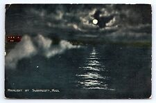 Postcard Moonlight View Swampscott Massachusetts MA c.1915 picture