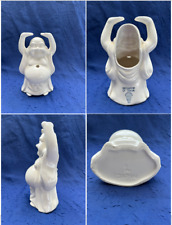 Vintage Buddha white ceramic tiki mug, by Benihana Of Tokyo, made in Japan, pre- picture