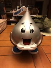Vintage 1995 Hershey's Kiss Toy Candy Rotating Chocolate Kiss Dispenser Silver picture