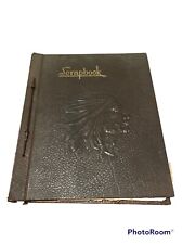 Vintage Leather Native American Scrapbook 1930s Seminoles Newspaper picture