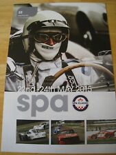 22-24TH MAY 2015 SPA CLASSIC CARS SPARCO POSTER ADVERT A4 SIZE FILE X picture