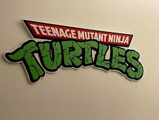 2 Foot  Limited Edition 60 cm 3D Sign Ninja Turtle Multicolor TMNT CoWaBuNgA picture