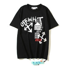 Men women off cotton t shirt white LOOSE tee Tops ow2 picture