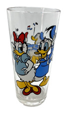 Vtg Daisy & Donald Duck Pepsi Glass 1978 Happy Birthday Mickey Walt Disney picture