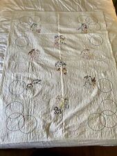 Vintage Baby Quilt handmade picture