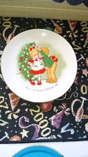 JNSY Holiday Vintage Ceramic Christmas Keepsake Wall Plate picture