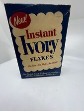 Vintage INSTANT IVORY FLAKES-full and unopened box picture