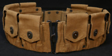 WWI US Army M1910 Cartridge Belt M1903 Rifle Type OCT 1919 MILLS Production Fine picture