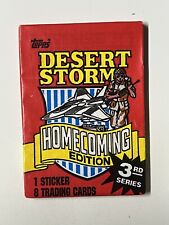 1991 Topps Desert Storm Homecoming series 3rd series Single Wax Pack picture